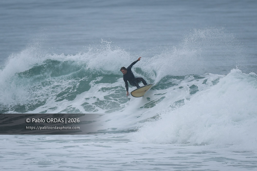 Hugo Jordan, pendant la session du 11 octobre 2026 à Anglet, France (Photo Pablo ORDAS)