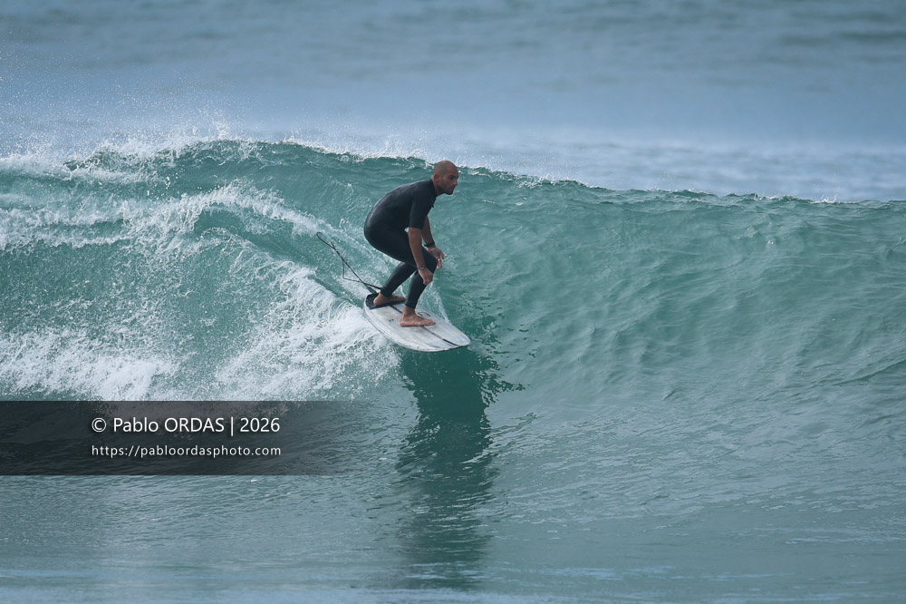 Kévin Larrebat, pendant la session du 11 octobre 2026 à Anglet, France (Photo Pablo ORDAS)