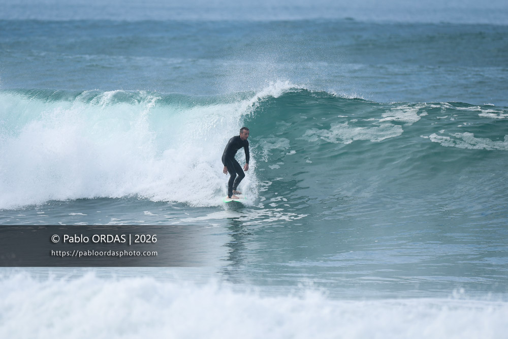 Tom Coignard, pendant la session du 11 octobre 2026 à Anglet, France (Photo Pablo ORDAS)