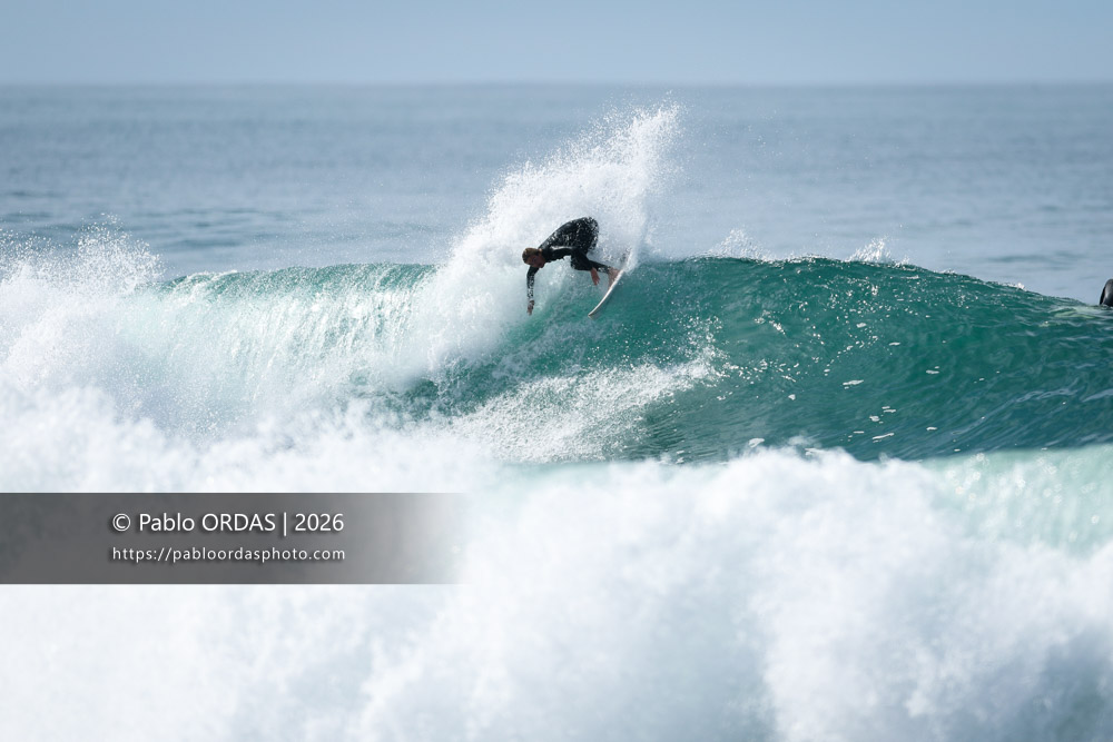 Paul Monborne, pendant la session du 11 octobre 2026 à Anglet, France (Photo Pablo ORDAS)