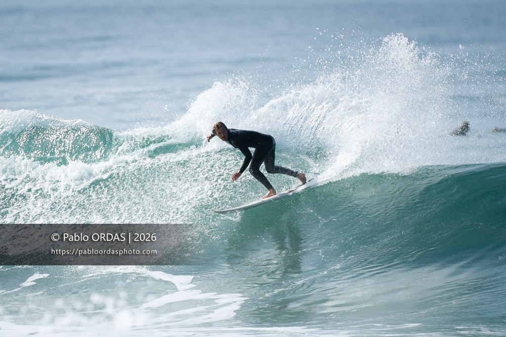 Paul Monborne, pendant la session du 11 octobre 2026 à Anglet, France (Photo Pablo ORDAS)