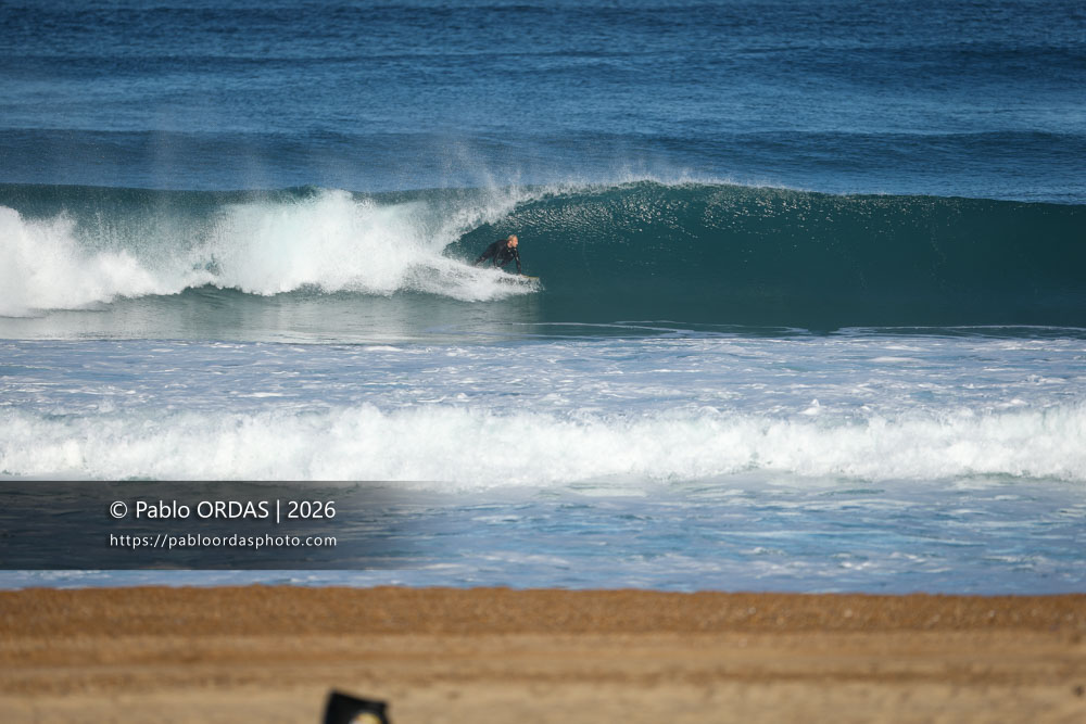 Victor Buron, pendant la session du 15 octobre 2026 à Anglet, France (Photo Pablo ORDAS)