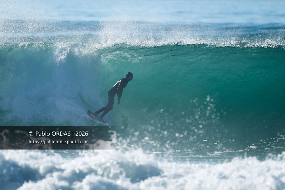 Ander Ithurbide, pendant la session du 15 octobre 2026 à Anglet, France (Photo Pablo ORDAS)
