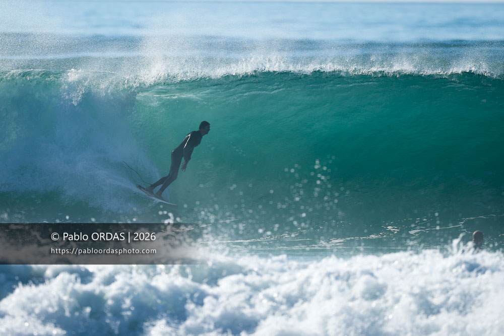 Ander Ithurbide, pendant la session du 15 octobre 2026 à Anglet, France (Photo Pablo ORDAS)