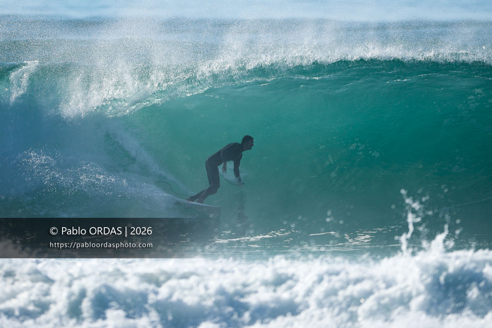 Ander Ithurbide, pendant la session du 15 octobre 2026 à Anglet, France (Photo Pablo ORDAS)