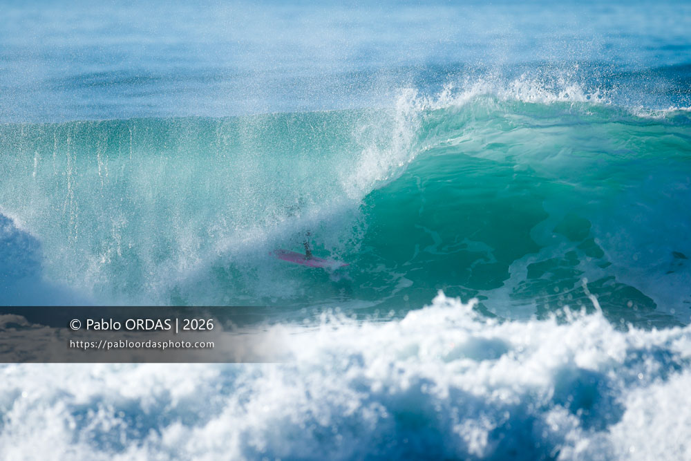 Malo Fleury, pendant la session du 15 octobre 2026 à Anglet, France (Photo Pablo ORDAS)
