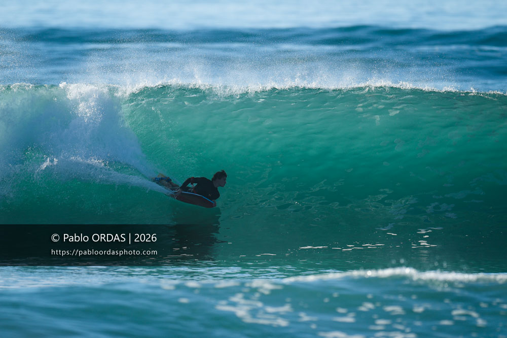 Léo Jourdain Desprez, pendant la session du 15 octobre 2026 à Anglet, France (Photo Pablo ORDAS)
