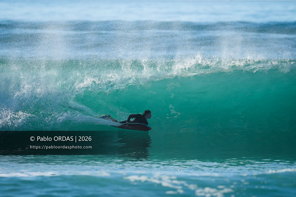 Léo Jourdain Desprez, pendant la session du 15 octobre 2026 à Anglet, France (Photo Pablo ORDAS)