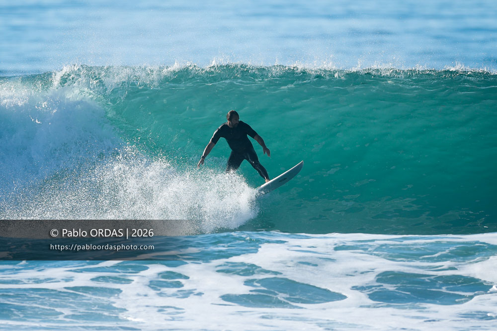 Thomas Bady, pendant la session du 15 octobre 2026 à Anglet, France (Photo Pablo ORDAS)