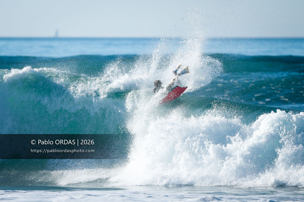 Léo Jourdain Desprez, pendant la session du 15 octobre 2026 à Anglet, France (Photo Pablo ORDAS)