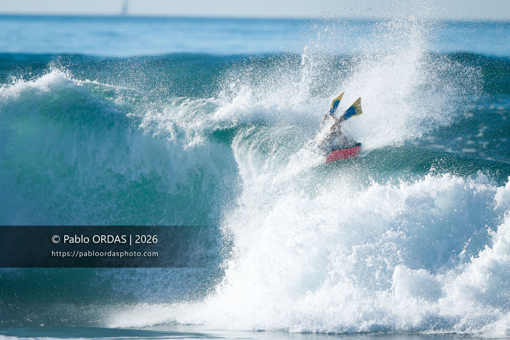 Léo Jourdain Desprez, pendant la session du 15 octobre 2026 à Anglet, France (Photo Pablo ORDAS)