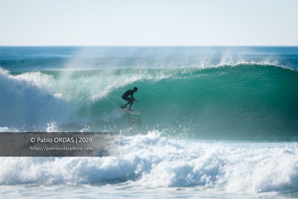 Ander Ithurbide, pendant la session du 15 octobre 2026 à Anglet, France (Photo Pablo ORDAS)