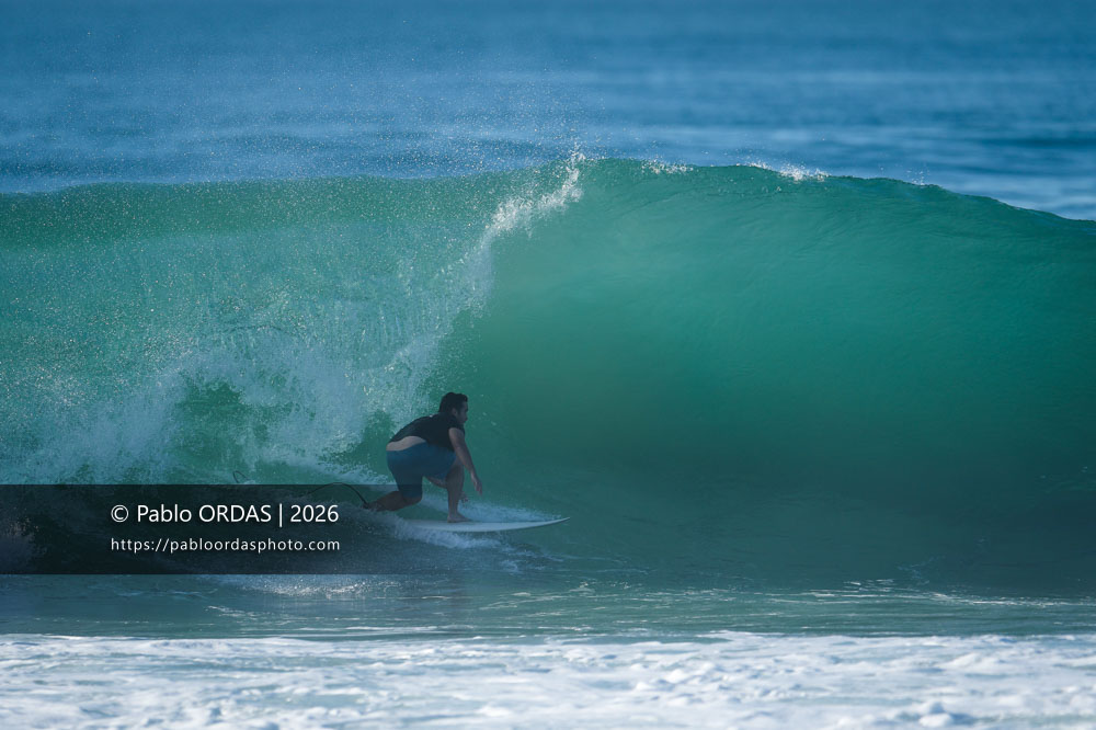 Mateo Clemente, pendant la session du 15 octobre 2026 à Anglet, France (Photo Pablo ORDAS)