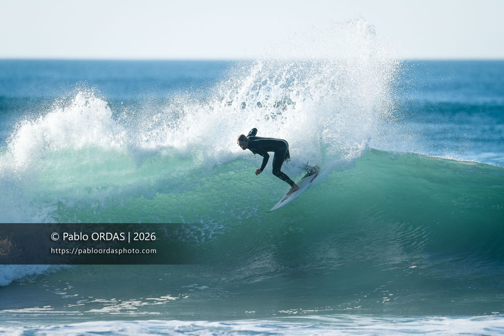 Paul Monborne, pendant la session du 15 octobre 2026 à Anglet, France (Photo Pablo ORDAS)
