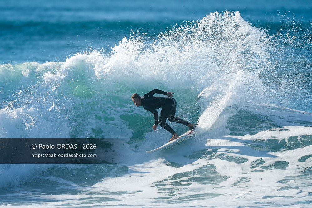 Paul Monborne, pendant la session du 15 octobre 2026 à Anglet, France (Photo Pablo ORDAS)