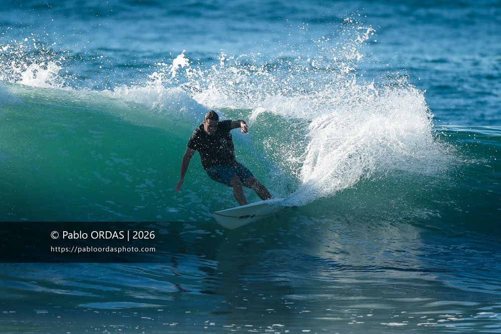 Mateo Clemente, pendant la session du 15 octobre 2026 à Anglet, France (Photo Pablo ORDAS)