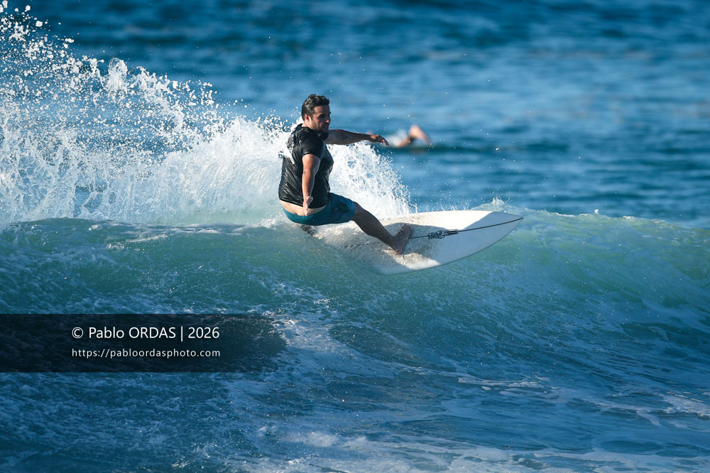 Mateo Clemente, pendant la session du 15 octobre 2026 à Anglet, France (Photo Pablo ORDAS)