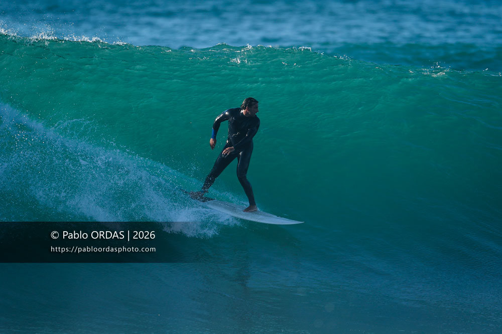 Tom Juniver, pendant la session du 15 octobre 2026 à Anglet, France (Photo Pablo ORDAS)