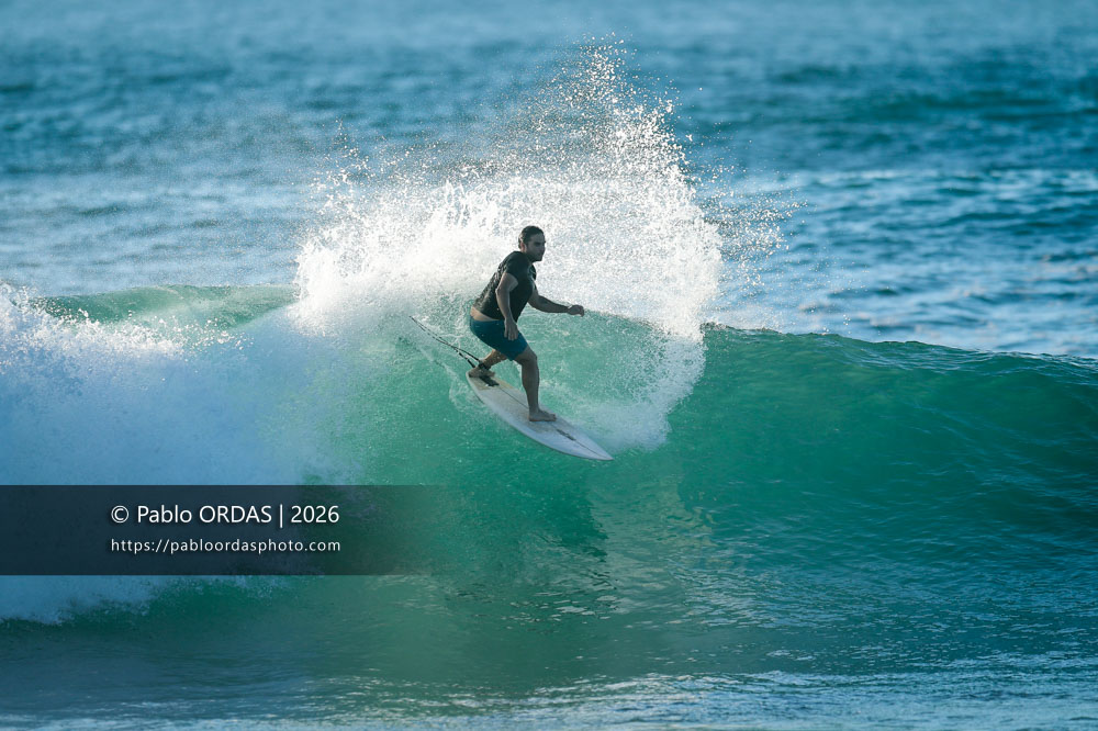 Mateo Clemente, pendant la session du 15 octobre 2026 à Anglet, France (Photo Pablo ORDAS)