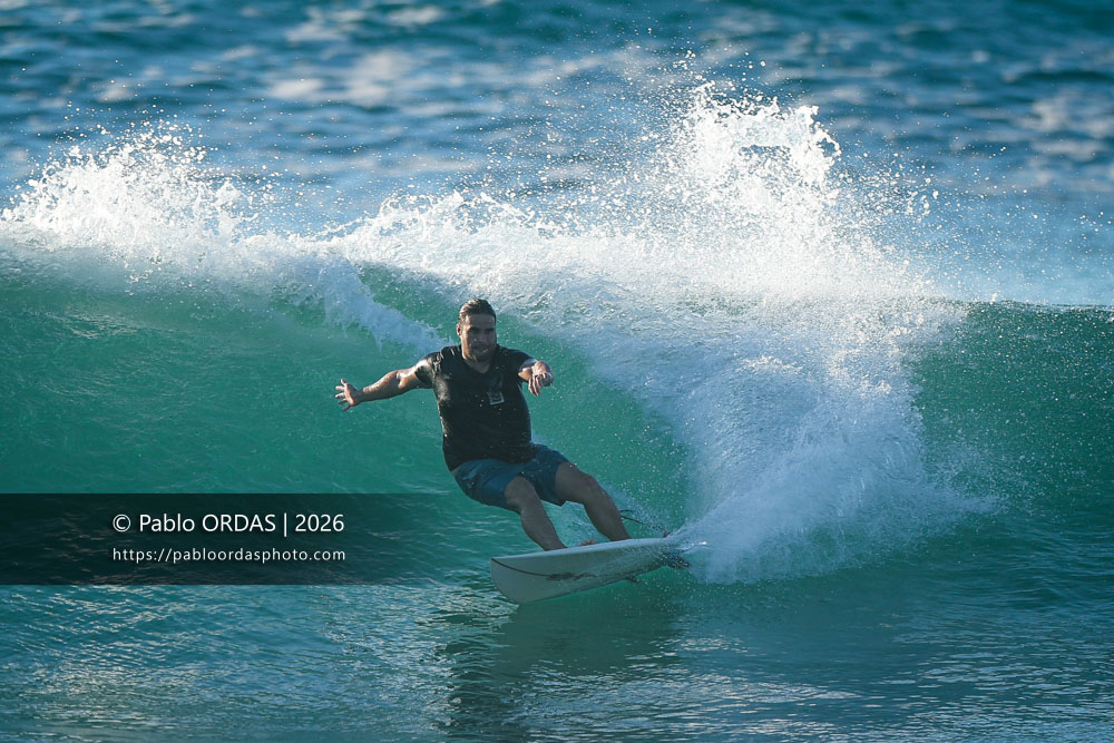 Mateo Clemente, pendant la session du 15 octobre 2026 à Anglet, France (Photo Pablo ORDAS)