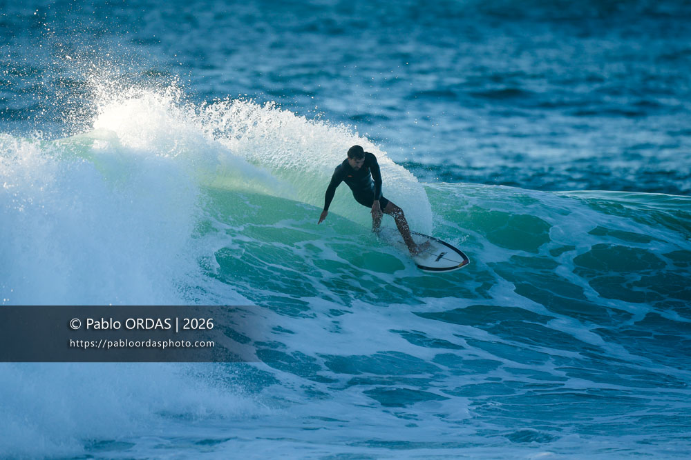 Maxime Haitze, pendant la session du 15 octobre 2026 à Anglet, France (Photo Pablo ORDAS)