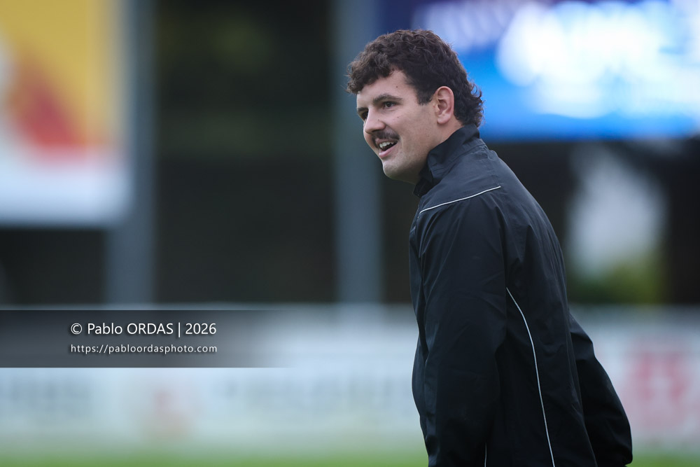Romain Erny, lors du match des Espoirs Fédéraux entre l'Anglet olympique et Pont Long, le 17 octobre 2026 au stade Saint-Jean d'Anglet, France (Photo Pablo ORDAS)