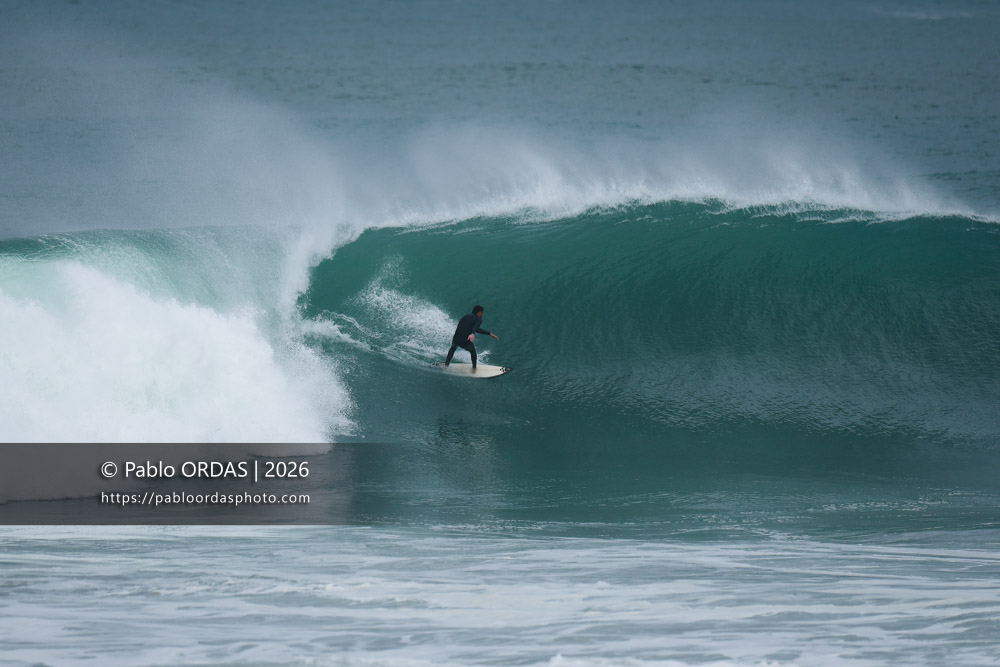 Tom Dubos, pendant la session du 2 octobre 2026 à Anglet, France (Photo Pablo ORDAS)