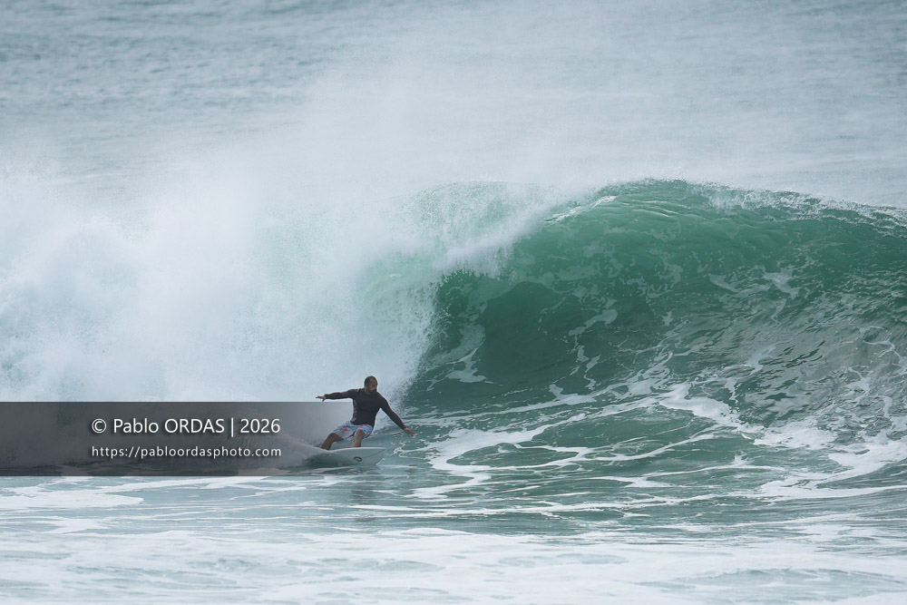 Thomas Bady, pendant la session du 2 octobre 2026 à Anglet, France (Photo Pablo ORDAS)