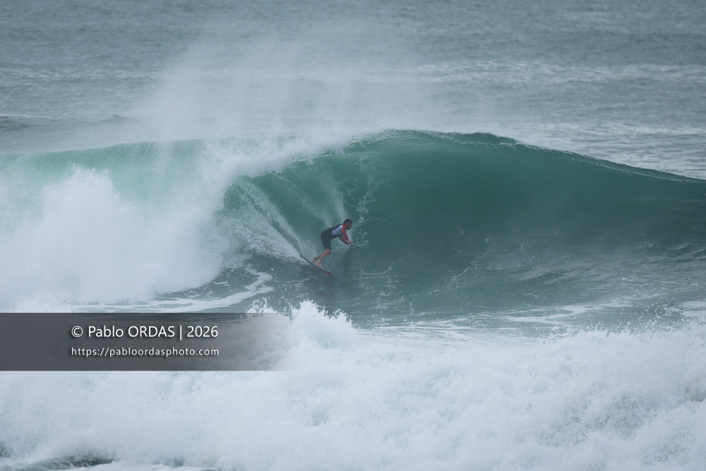 Lucas Espil, pendant la session du 2 octobre 2026 à Anglet, France (Photo Pablo ORDAS)