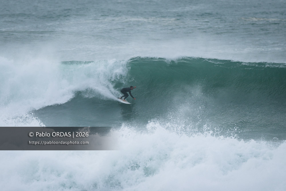 Baptiste Marro-Ouret, pendant la session du 2 octobre 2026 à Anglet, France (Photo Pablo ORDAS)