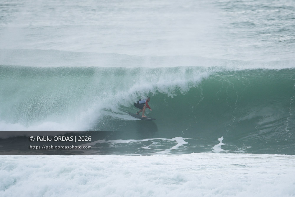 Lucas Espil, pendant la session du 2 octobre 2026 à Anglet, France (Photo Pablo ORDAS)