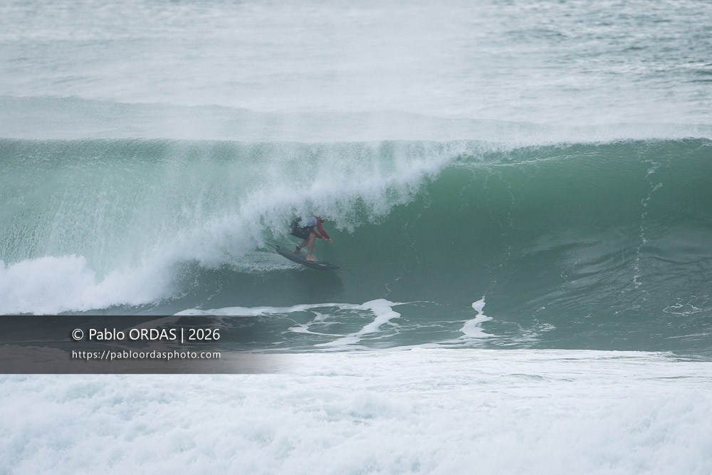 Lucas Espil, pendant la session du 2 octobre 2026 à Anglet, France (Photo Pablo ORDAS)