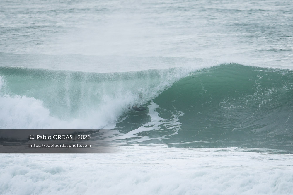 Lucas Espil, pendant la session du 2 octobre 2026 à Anglet, France (Photo Pablo ORDAS)