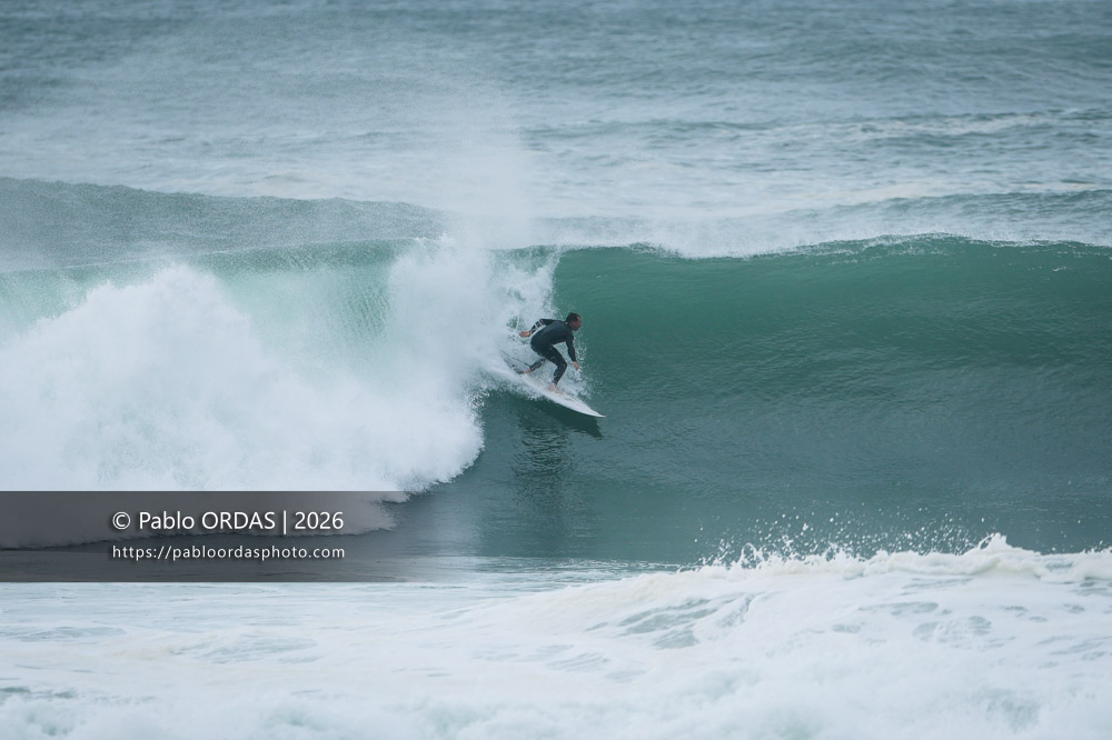 Baptiste Marro-Ouret, pendant la session du 2 octobre 2026 à Anglet, France (Photo Pablo ORDAS)