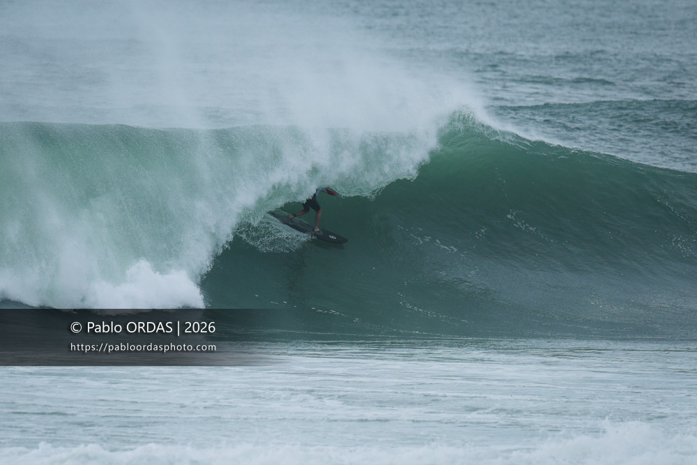 Lucas Espil, pendant la session du 2 octobre 2026 à Anglet, France (Photo Pablo ORDAS)
