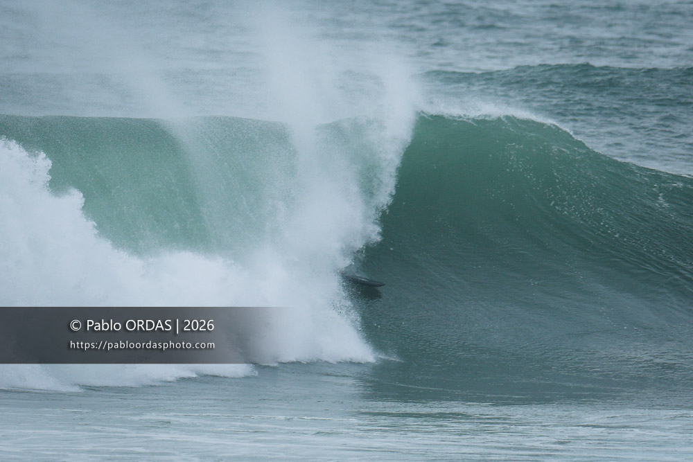 Lucas Espil, pendant la session du 2 octobre 2026 à Anglet, France (Photo Pablo ORDAS)