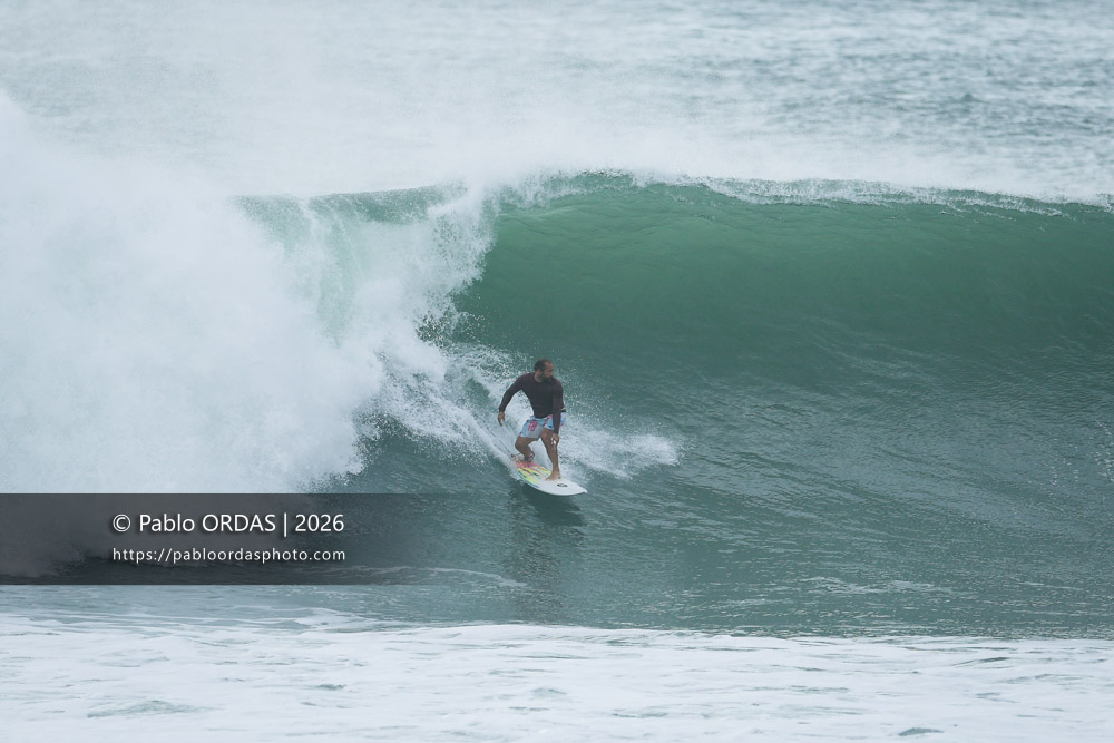 Thomas Bady, pendant la session du 2 octobre 2026 à Anglet, France (Photo Pablo ORDAS)