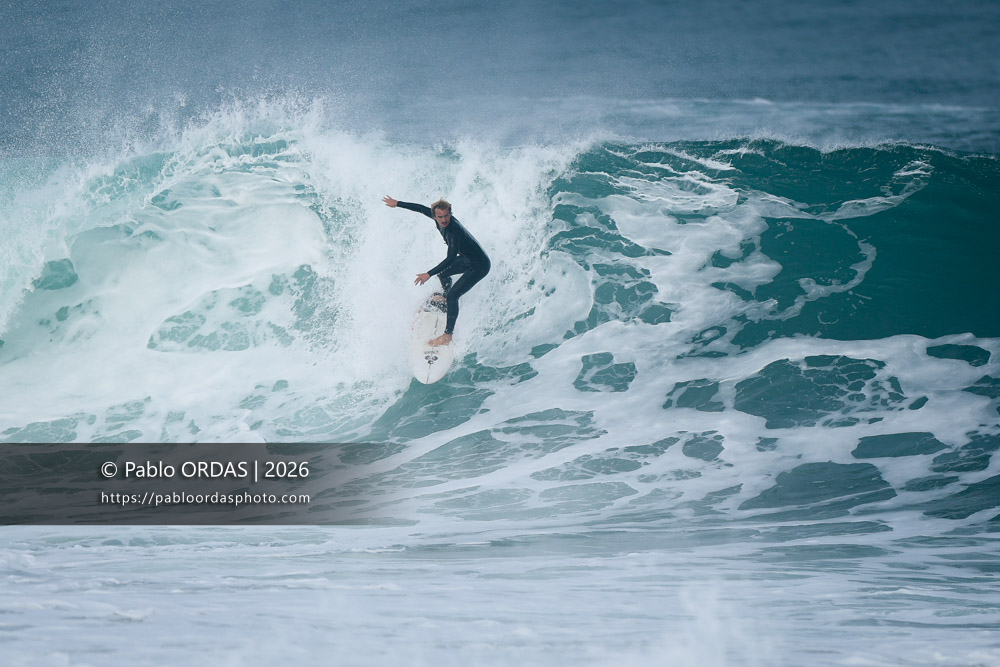 Paul Monborne, pendant la session du 3 octobre 2026 à Anglet, France (Photo Pablo ORDAS)