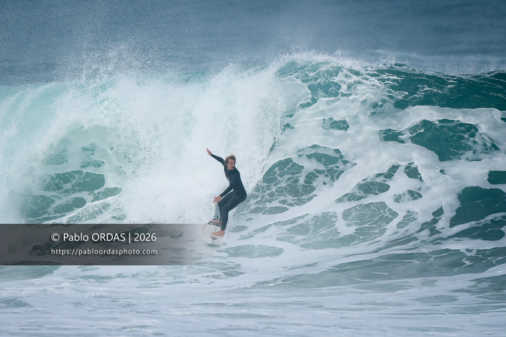 Paul Monborne, pendant la session du 3 octobre 2026 à Anglet, France (Photo Pablo ORDAS)