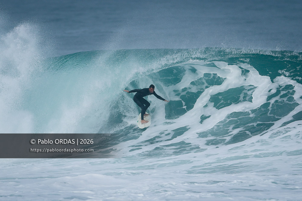 Tom Dubos, pendant la session du 3 octobre 2026 à Anglet, France (Photo Pablo ORDAS)
