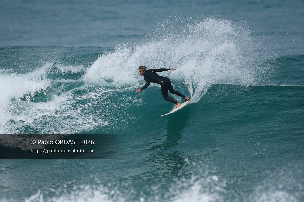 Paul Monborne, pendant la session du 3 octobre 2026 à Anglet, France (Photo Pablo ORDAS)