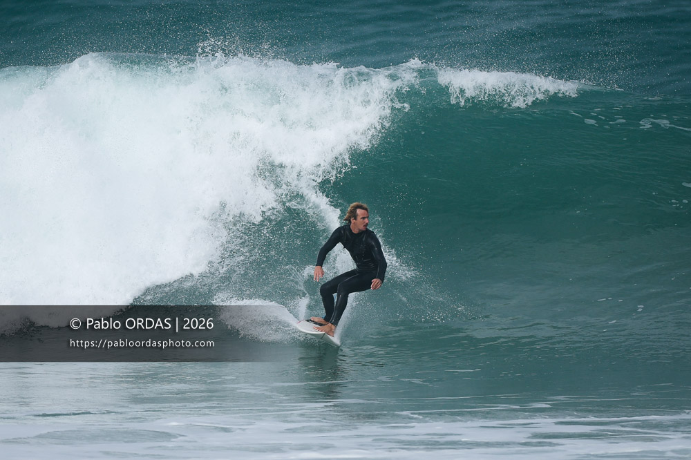 Paul Monborne, pendant la session du 3 octobre 2026 à Anglet, France (Photo Pablo ORDAS)
