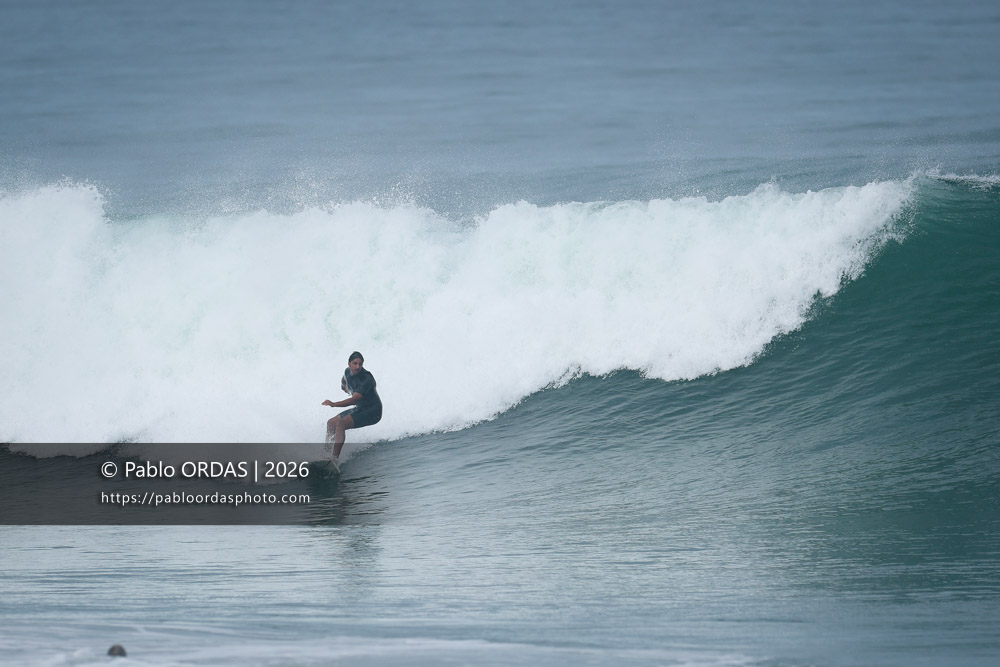 Tom Juniver, pendant la session du 3 octobre 2026 à Anglet, France (Photo Pablo ORDAS)
